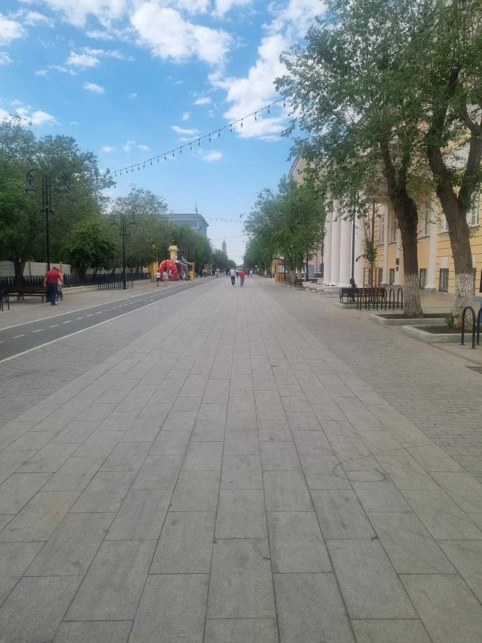 Благоустройство территории пешеходной части ул. Советская в пределах ул. Володарского и ул. Набережной в г. Оренбурге